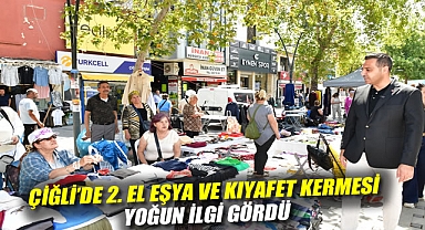Çiğli’de dayanışma ve sürdürülebilirlik buluştu: 2. El eşya ve kıyafet kermesi yoğun ilgi gördü