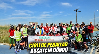 Çiğli’de pedallar doğa için döndü