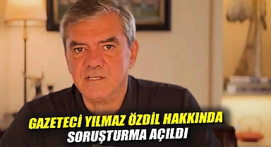 Gazeteci Yılmaz Özdil hakkında soruşturma açıldı