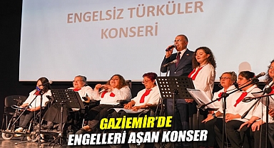 Gaziemir'de engelleri aşan konser