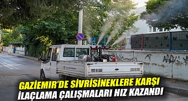 Gaziemir’de sivrisineklere karşı ilaçlama çalışmaları hız kazandı
