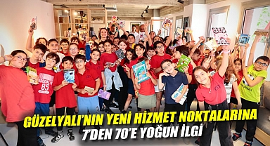 Güzelyalı’nın yeni hizmet noktalarına 7’den 70’e yoğun ilgi