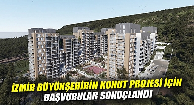 İzmir Büyükşehirin konut projesi için başvurular sonuçlandı