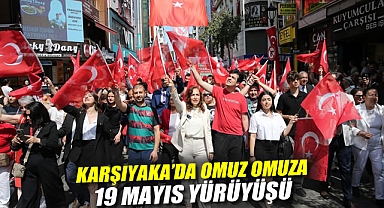 Karşıyaka’da Omuz Omuza 19 Mayıs Yürüyüşü