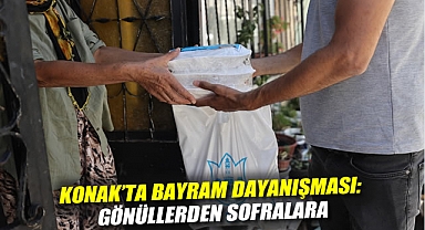 Konak’ta bayram dayanışması: Gönüllerden sofralara