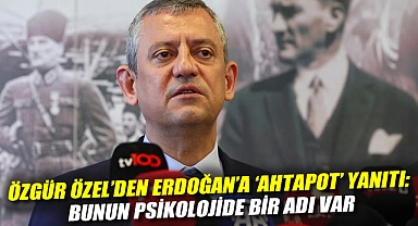 Özgür Özel'den Erdoğan'a 'ahtapot' yanıtı: Bunun psikolojide bir adı var