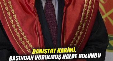 Danıştay hakimi, başından vurulmuş halde bulundu