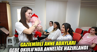 Gaziemirli anne adayları Gebe Okulu’nda anneliğe hazırlandı