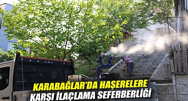 Karabağlar’da Haşerelere Karşı İlaçlama Seferberliği