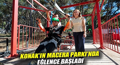 Konak’ın Macera Parkı’nda eğlence başladı