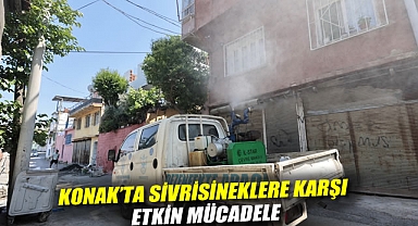 Konak’ta sivrisineklere karşı etkin mücadele