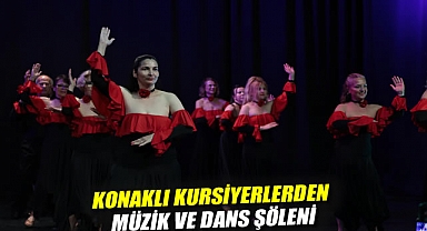 Konaklı kursiyerlerden müzik ve dans şöleni