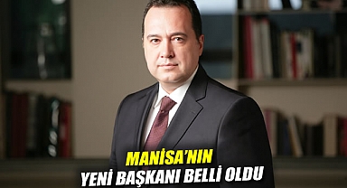 Manisa'nın yeni başkanı belli oldu