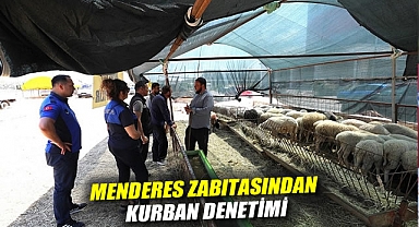 Menderes Zabıtasından Kurban Denetimi