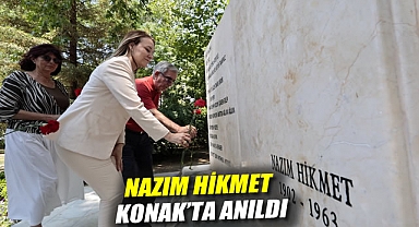 Nazım Hikmet Konak’ta anıldı