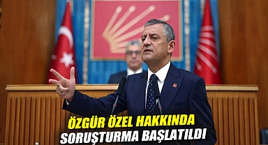 Özgür Özel hakkında soruşturma başlatıldı: CHP'li isimlerden sert tepki