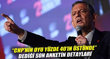 Özgür Özel'in açıkladığı anketin detayları: CHP ile AKP arasındaki fark yaklaşık 6 puan
