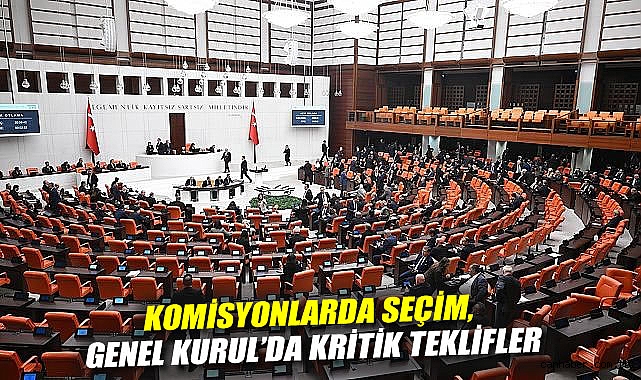 TBMM’de bu hafta: Komisyonlarda seçim, Genel Kurul’da kritik teklifler