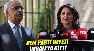 DEM Parti heyeti, İmralı'ya gitti