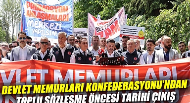 Devlet Memurları Konfederasyonu'ndan Toplu Sözleşme Öncesi Tarihi Çıkış