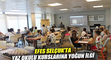 Efes Selçuk’ta Yaz Okulu Kurslarına Yoğun İlgi