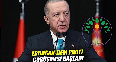 Erdoğan-DEM Parti görüşmesi başladı