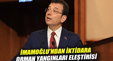İmamoğlu'ndan iktidara orman yangınları eleştirisi: Gerçekleri gizlemeyin
