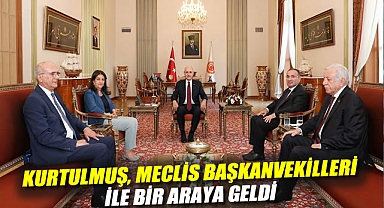 Komisyon için ilk adım: Kurtulmuş, Meclis Başkanvekilleri ile bir araya geldi