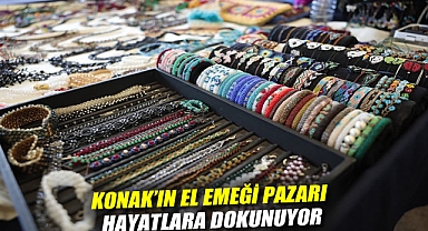 Konak’ın el emeği pazarı hayatlara dokunuyor