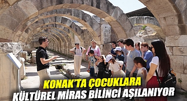 Konak’ta çocuklara kültürel miras bilinci aşılanıyor