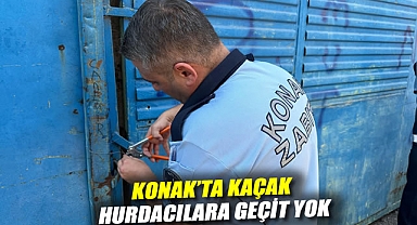 Konak’ta kaçak hurdacılara geçit yok