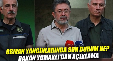 Orman yangınlarında son durum ne?: Bakan Yumaklı'dan açıklama