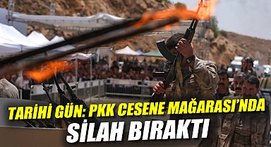 Tarihi gün: PKK Cesene Mağarası'nda Silah Bıraktı