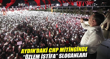 Aydın'daki CHP mitinginde