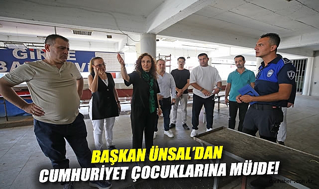 Başkan Ünsal'dan Cumhuriyet çocuklarına müjde!