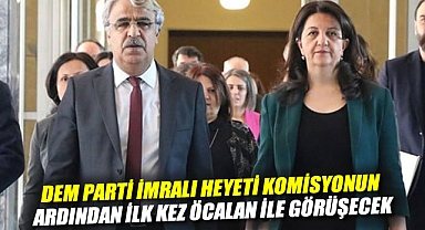 DEM Parti İmralı Heyeti, komisyonun ardından ilk kez Öcalan ile görüşecek