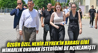 Ferdi Zeyrek'in kızı Nehir istediği bölüme yerleşti