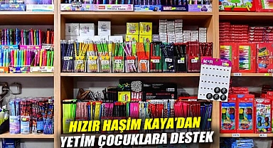 Hızır Haşim Kaya’dan Yetim Çocuklara Destek