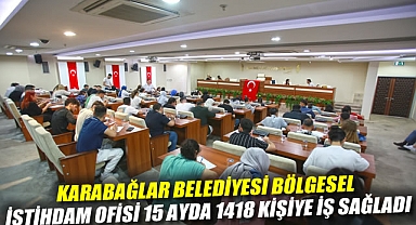 Karabağlar Belediyesi Bölgesel İstihdam Ofisi 15 Ayda 1418 Kişiye İş Sağladı