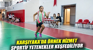 Karşıyaka'da örnek hizmet: Sportif yetenekler keşfediliyor