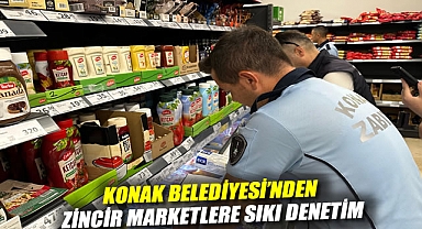 Konak Belediyesi'nden zincir marketlere sıkı denetim