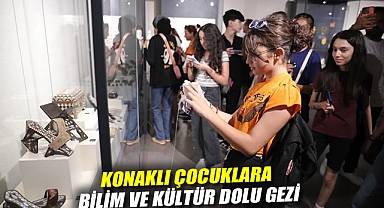 Konaklı çocuklara bilim ve kültür dolu gezi
