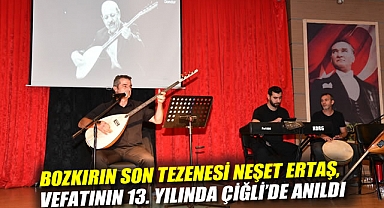 Bozkırın Son Tezenesi Neşet Ertaş, vefatının 13. yılında Çiğli’de anıldı