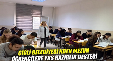 Çiğli Belediyesi'nden mezun öğrencilere YKS hazırlık desteği