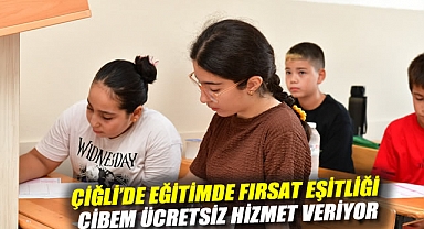 Çiğli'de eğitimde fırsat eşitliği: ÇİBEM ücretsiz hizmet veriyor