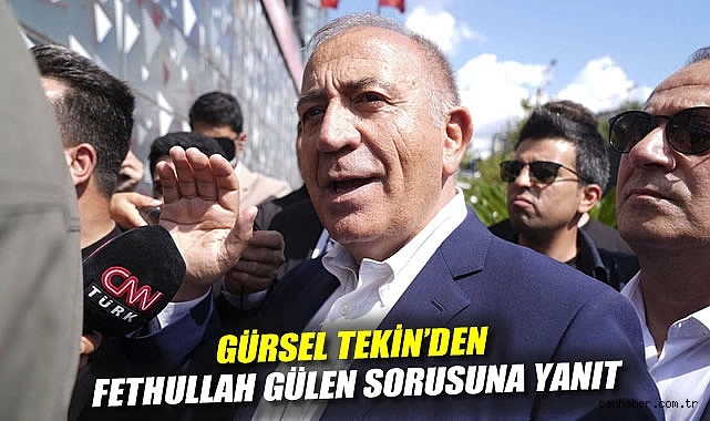 Gürsel Tekin'den Fethullah Gülen sorusuna yanıt: