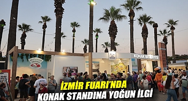İzmir Fuarı'nda Konak standına yoğun ilgi