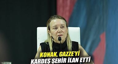 Konak, Gazze’yi kardeş şehir ilan etti