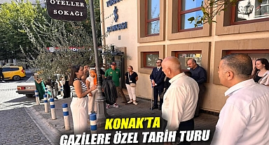 Konak'ta gazilere özel tarih turu