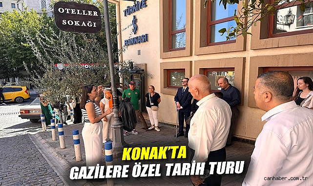 Konak'ta gazilere özel tarih turu